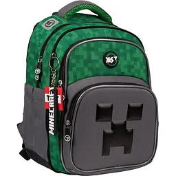 Рюкзак Yes Minecraft S-91 шкільний сіро-зелений (559751) - мініатюра 2