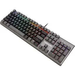 Клавіатура FS100 Stone Black "Fstyler", Black/Grey, USB, 10 режимів підсвічування A4Tech teh0028298 - мініатюра 3