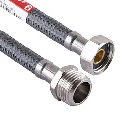 Шланг водяний Tucai 1/2″х1/2″ ЗВ 0,8м антикорозія TAQ ACB MG-1212-800 204465