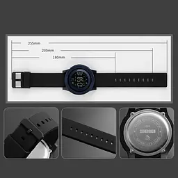 Годинник наручний з Bluetooth Skmei Innovation 1255 Синій - мініатюра 7