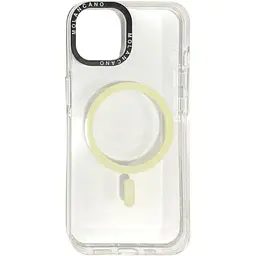 Чохол-накладка Molan Cano Силікон MagSafe для Apple iPhone 14 (clear)