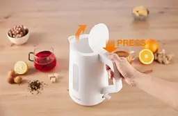 Gorenje Електрочайник 1.7 л, Strix контроль, білий матовий - мініатюра 2