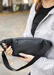 Поясна сумка бананка Sambag Tirso MSO чорний 31 х 12 х 5 см (80119001) - мініатюра 6