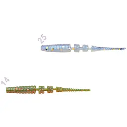 Силікон Crazy Fish Polaris 1.2" #14/25 часник (16 шт/уп)