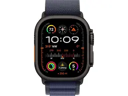 Смарт-годинник Apple Watch Ultra 2 GPS + Cellular 49mm Black Titan. Case w. Navy Alpine Loop - Small (MYTF3+MYPW3) - мініатюра 2