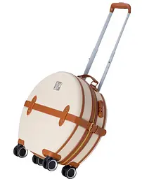 Валіза Semi Line 24" (M) Ecru/Brown (T5670-3) (DAS302667) - мініатюра 3