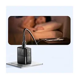 Зарядное устройство Essager USB-C PD20W + cable USB-C to USB-C 60W black (E20JSB1-SYTT1-T) - миниатюра 7