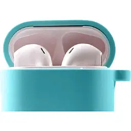 Чохол Silicone Case + Carabine для Apple AirPods Marine Green [90788] - мініатюра 2