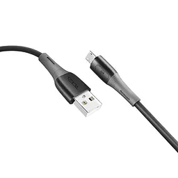 Кабель для зарядки и обмена данными USB Ridea RC-SI35 SiliconePro 60W 20V/3A USB-MicroUSB 1 м Черный - миниатюра 4