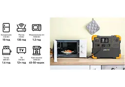 Портативна зарядна станція Pecron E-1500-LFP 2200 W 1536Wh LiFePO4, LCD, APP Control - мініатюра 8