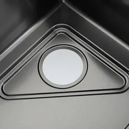 Кухонна мийка Gappo GS7246-6 накладна 720x460 мм, нержавіюча сталь, поверхня PVD, Чорний - мініатюра 5