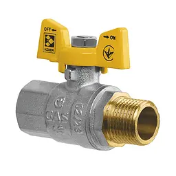 Кран кульовий Koer KG.208 - 3/4" FM ГШМ (газ) KR4964 - мініатюра 3