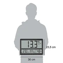 Годинник настінний TFA XL 60452301 - мініатюра 8