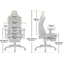 Геймерське крісло Cougar Armor EVO S Orange (3MEVSORB.0001) [117975] - мініатюра 11