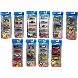 Набір базових машинок Hot Wheels 5 шт. в асортименті (1806) - мініатюра 4