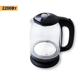 Чайник електричний XPRO PM-825 на підставці скляний чорний (40763-РМ825) - мініатюра 3
