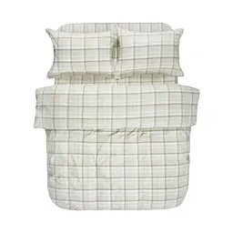 Постільна білизна Lotus Home - Checked Madras м'ятний євро