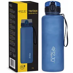 Пляшка для води спортивна 4FIZJO 1000 мл Blue (P-5905973403771)