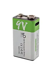 Акумулятор Крона Smartoools 650 mAh 9V / 6LR61 літієвий із вбудованою зарядкою Type-C (19327) - мініатюра 2