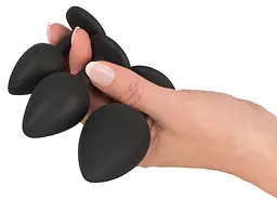 Набір для анальної стимуляції Orion Black Velvets Anal Kit 4 шт. (чорний) - мініатюра 3