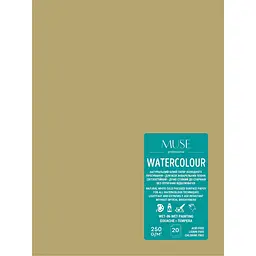 Блок Muse Aquarelle на склейці 18x24 см 20 аркушів (PB-GB-020-093)