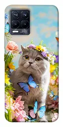 Чохол Demsky Spring cat для Realme 8