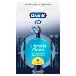 Насадка для зубної щітки Oral-B iO Ultimate Clean (Black) 8 ct XXL Pack (8700216778442) - мініатюра 11