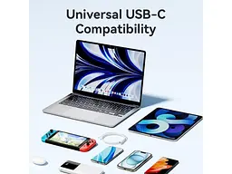 Кабель USB Type-C Vention USB2.0 Type-C Male to Type-C Male 3A 1м White (TRCWF) - мініатюра 9
