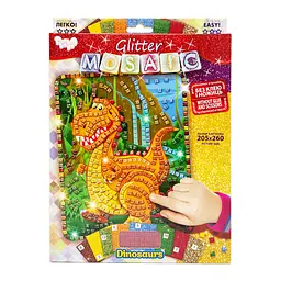 Креативна творчість "Блискуча мозаїка: Dinosaurs" БМ-02-01, 20.6х26 см