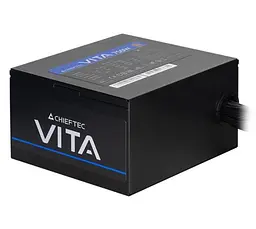Блок живлення 850 Вт, Chieftec VITA, Black, 80+ Bronze, 120 мм FDB, 2xMolex / 6xSATA / 4x6+2-pin / 2x4+4-pin / 1x20+4-pin, захист AFC/OPP/OTP/OVP/SCP/SIP/UVP/OCP, ATX 12V 2.53 (BPX-850-S)