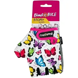 Велорукавиці дитячі Bimbo Bike Kids метелики 4-6 роківрозмір S (90960/2-IS)