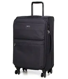 Валіза середня M тканинна з розширенням Airtex 828 68×42×31см 71л Сірий