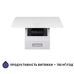 Витяжка декоративна похила Minola HVS 6224 WH 700 LED - мініатюра 5