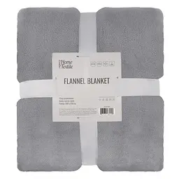 Плед Ardesto Flannel 200х220 см 100% поліестер сірий світлий (ART0228SB)