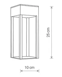 Вуличний світильник Nowodvorski 8146 Structure led - мініатюра 2