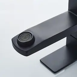 Змішувач для умивальника Wezer PRO1-02-BLACK, Чорний матовий - мініатюра 3