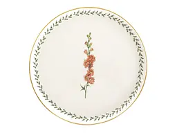 Тортівниця Alba ceramics Flower, на ніжці, з кришкою, 30 см, біла (769-038) - мініатюра 3