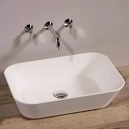 Умивальник Simas Wave 60 см white matt Білий матовий WA04WM - мініатюра 2