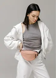 Поясна сумка бананка Sambag Urban SKH пудра 24 х 15 х 8 см (85151006) - мініатюра 7
