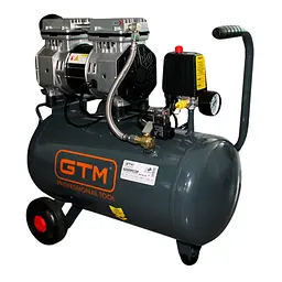 Компресор виского тиску безмасляний GTM KAW750-24L (24 л, 75 л/хв, 0.75 кВт, 220-240 В)