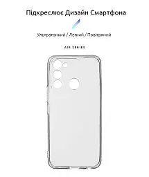 Чохол ArmorStandart Air для Tecno Spark 8C Camera cover Clear - мініатюра 2