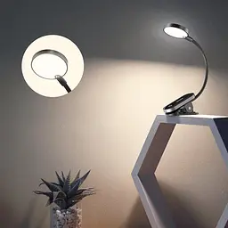 Настільна лампа Baseus Comfort Reading Mini Clip Lamp Dark Gray (DGRAD-0G) [67870] - мініатюра 10