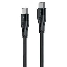Кабель Proove Soft Silicone Type-C to Type-C 60W (2m) black (CCSO60002221)