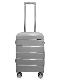 Валіза міні XS+ з поліпропілену Milano bag 0305 40л Срібна