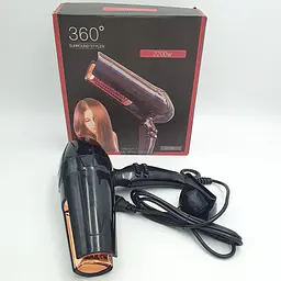 Фен стайлер для волосся сушка локонів 2200Вт UKC Salon 360 Surround MA-8815 чорний - мініатюра 2