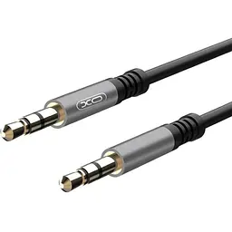 Кабель мультимедійний 3.5mm M to 3.5mm M 1.0m NB121 black XO (6920680864591)