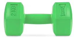 Гантелі композитні PowerPlay 4124 Hercules 2*2 кг Зелені 2 шт (PP_4124_2kg_2in) - мініатюра 3