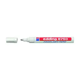 Маркер Edding промышленный Industry Paint e-8750 для запыленных поверхностей, 2-4 мм, белый (e-8750/011)