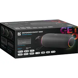 Акустична система 1.0 Defender Enjoy S650 16Вт RGB/BT/USB/TF/MP3/FM/AUX - мініатюра 9