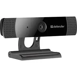 Веб-камера Defender G-Lens 2599, 2 Mp, 1920x1080/30 fps, мікрофон, кут огляду 65°, універсальне кріплення, USB, 2 м чорна